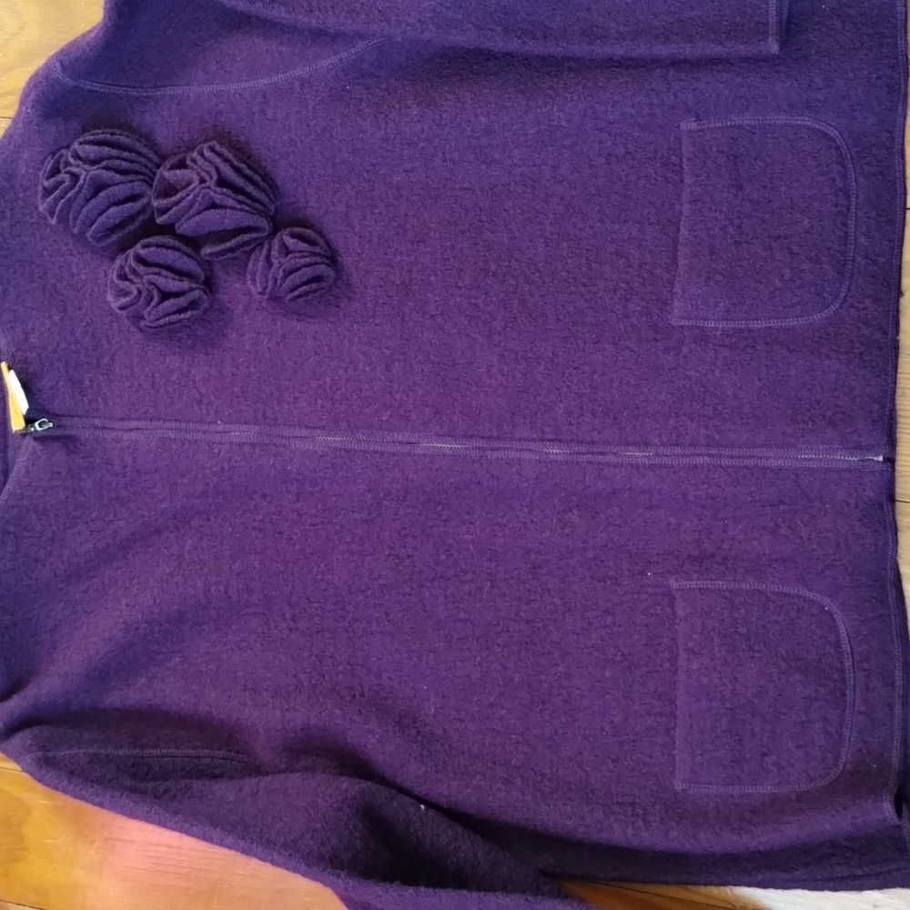 Ruby Rd Wool Plum/Purple Jacket - Picture 2 of 5